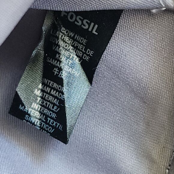 Fossil Black Cow Hide Wristlet Wallet - Picture 7 of 7